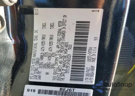 2015 Toyota Tundra Double Cab Sr 5.7L V8 from USA, damaged, VIN 5TFCY5F1XFX018329